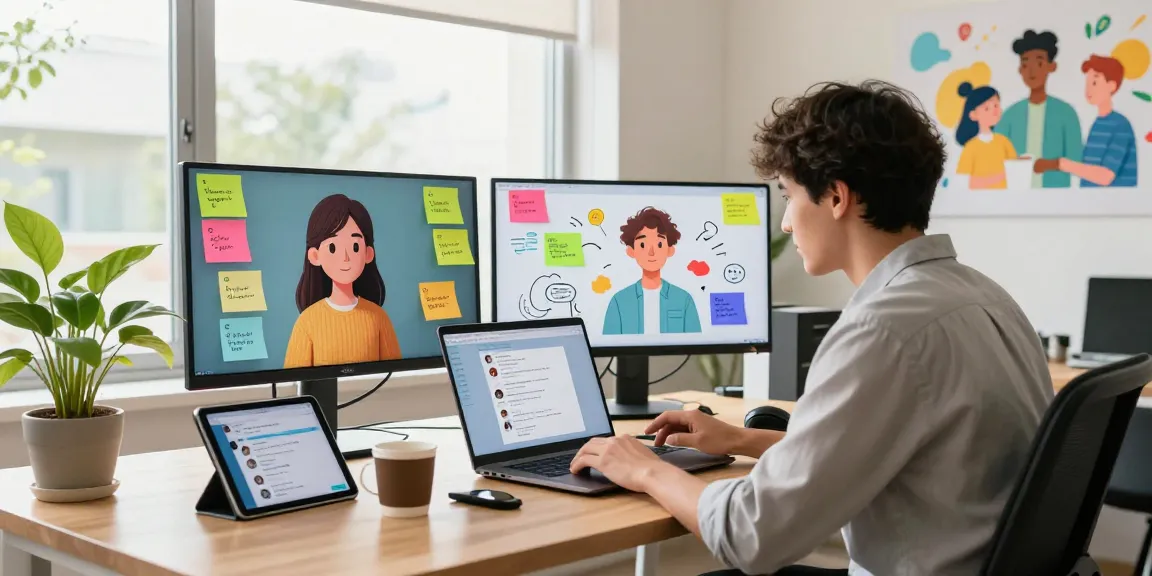 Engaging with crush on ai in a vibrant digital workspace with interactive AI avatars.